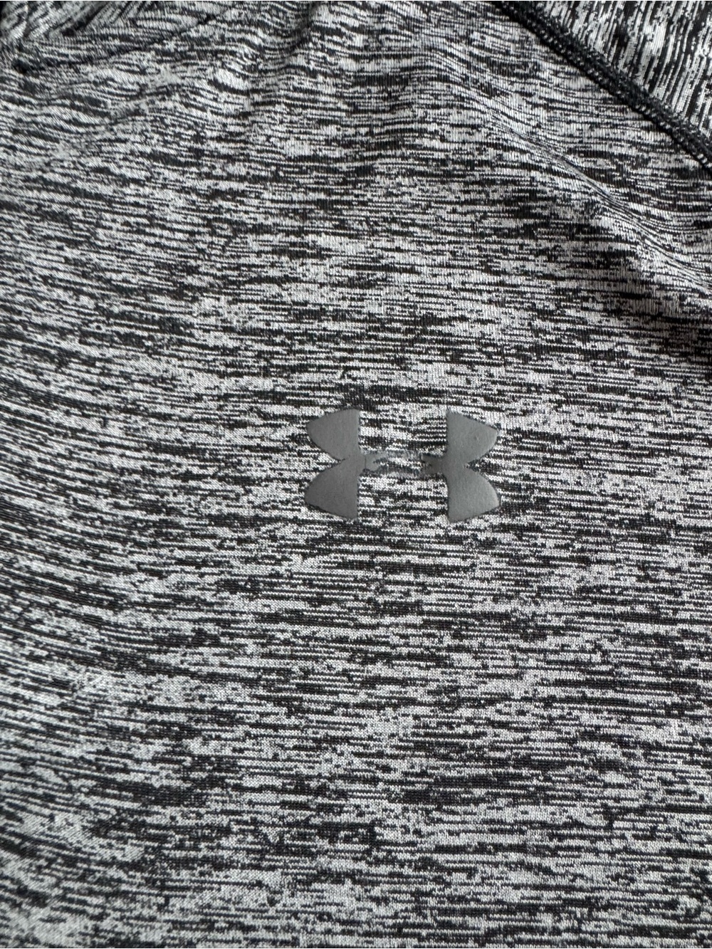 Under Armour Black and Gray Space-Dye Athletic Pullover Size XL - Picture 3 of 8